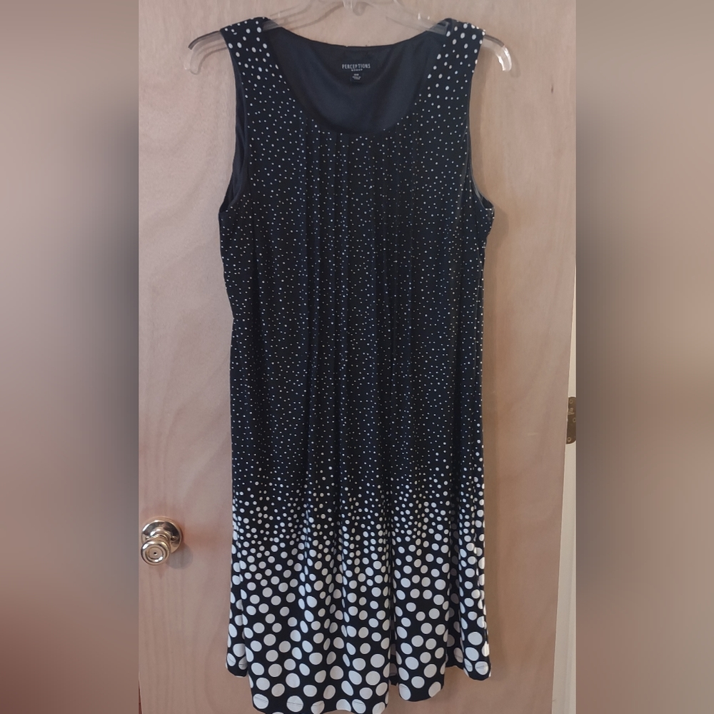 Perceptions Classic Polka Dot dress